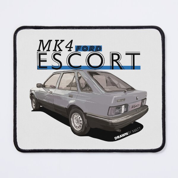 Item preview, Mk4 Ford Escort Drawing designed and sold by DrawnByMatt.