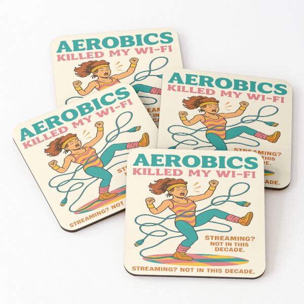 Item preview, Aerobics Killed My Wi-Fi designed and sold by CyangProduct.
