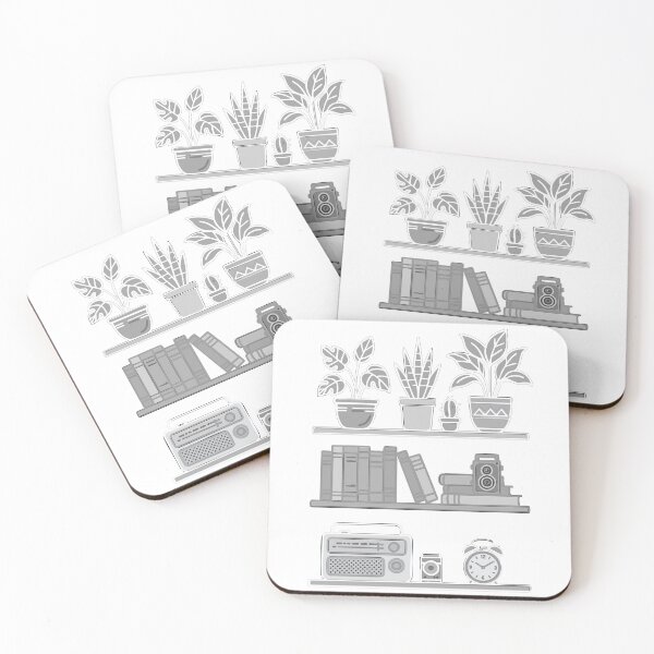 Item preview, Plant Shelf Aesthetic – Cozy Book Nook Vibes designed and sold by danzmaldz.