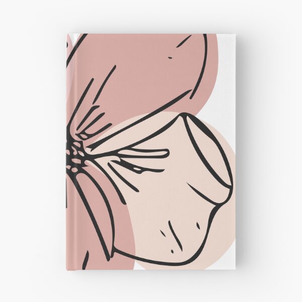 Item preview, Buttercup Flower Illustration – Minimal Botanical Line Art in Soft Pink Pastels designed and sold by ABBracher Design .