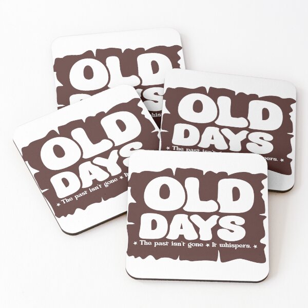 Item preview, Old Days Nostalgia Quote – Vintage Memory Whisper Typography Design designed and sold by ManyVersee.