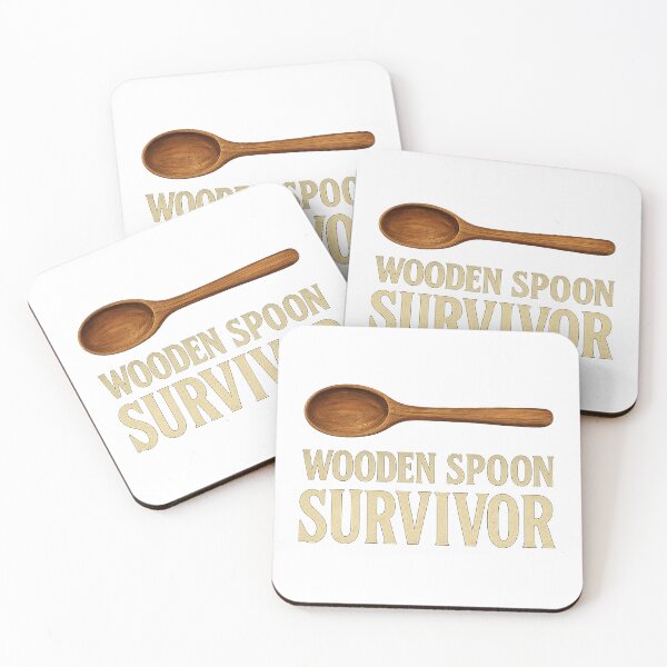 Item preview, Wooden Spoon Survivor – Vintage Humor Art designed and sold by FBA.