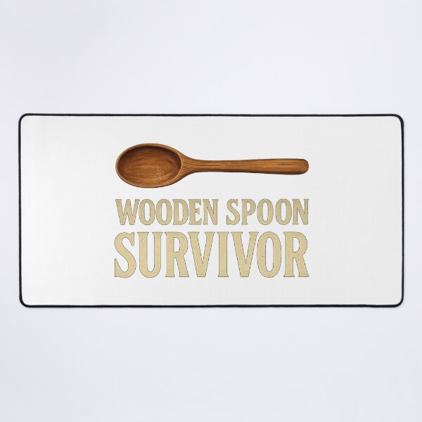 Item preview, Wooden Spoon Survivor – Vintage Humor Art designed and sold by FBA.