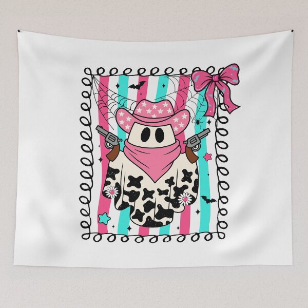 Item preview, Boo Haw Pink Cowboy Ghost Coquette designed and sold by Alluka Brand.
