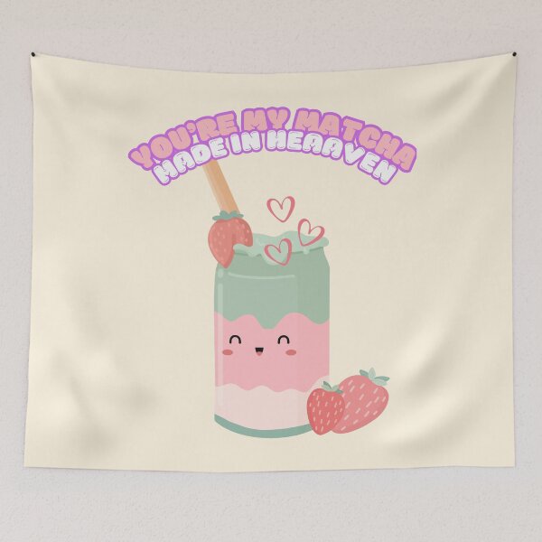 Item preview, You’re My Matcha Made in Heaven – Cute Kawaii Drink Design designed and sold by RUNO LAB.