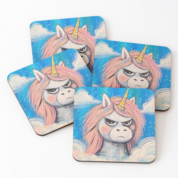 Item preview, Grumpy Unicorn designed and sold by Menageries.