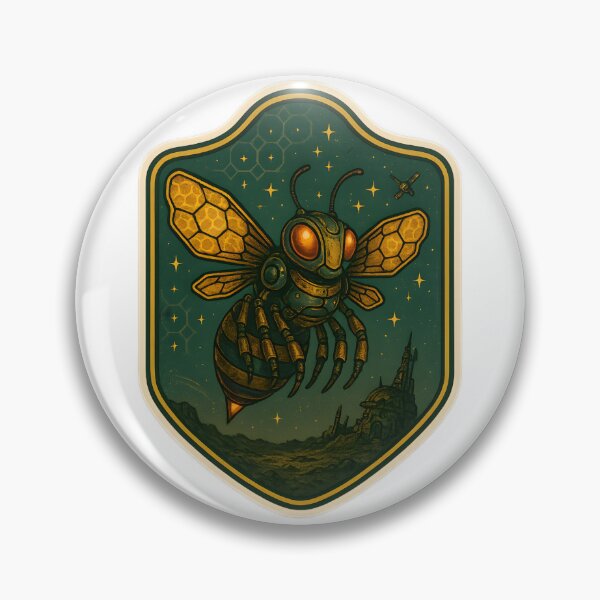 Item preview, Robo-Bee Scout – Vintage Space Mech Bee designed and sold by Papurica.