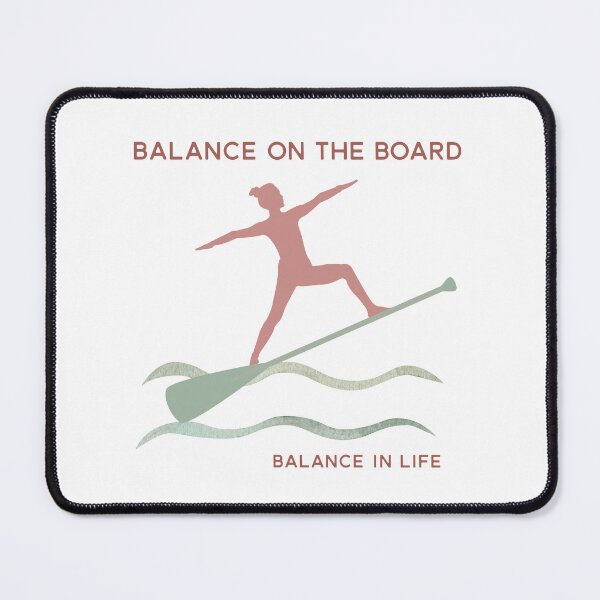Item preview, Balance on the Board, Balance in Life – SUP Yoga T-Shirt for Calm Seekers designed and sold by bobparduephoto.
