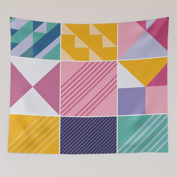 Item preview, Geometric Abstract Squares designed and sold by Becky-Poppins.