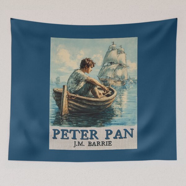Item preview, A Vintage Poster of Peter Pan - J.M.Barrie  designed and sold by GoodOldVintage.