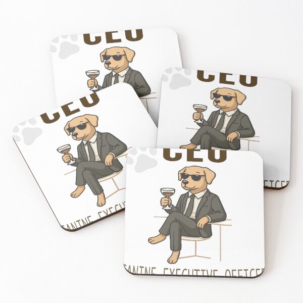 Item preview, C.E.O. Canine Executive Officer | Funny Dog Boss T-Shirt designed and sold by danzmaldz.