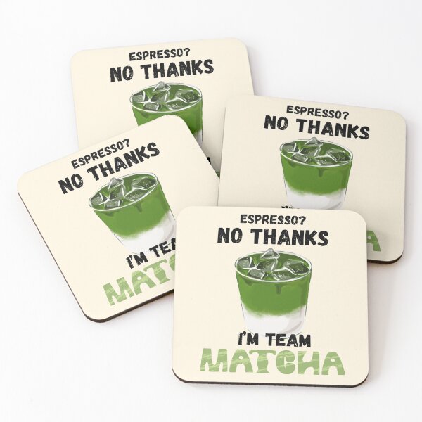 Item preview, Iced Matcha Latte – Aesthetic Green Tea Design designed and sold by RUNO LAB.