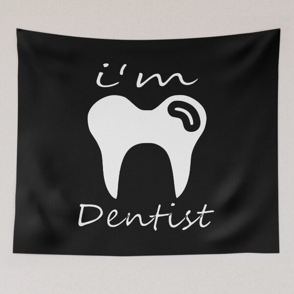 Item preview, I’m a Dentist – Dental Professional & Funny Tooth Design – Dentist Gift designed and sold by sednalafandy79.