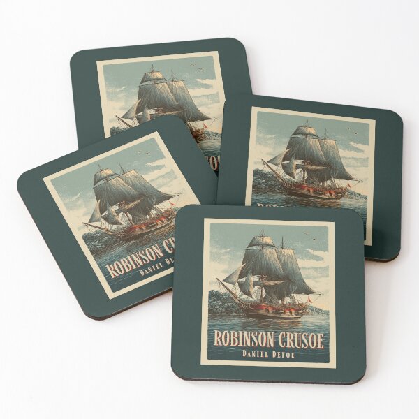 Item preview, A Vintage Poster of Robinson Crusoe - Daniel Defoe designed and sold by GoodOldVintage.
