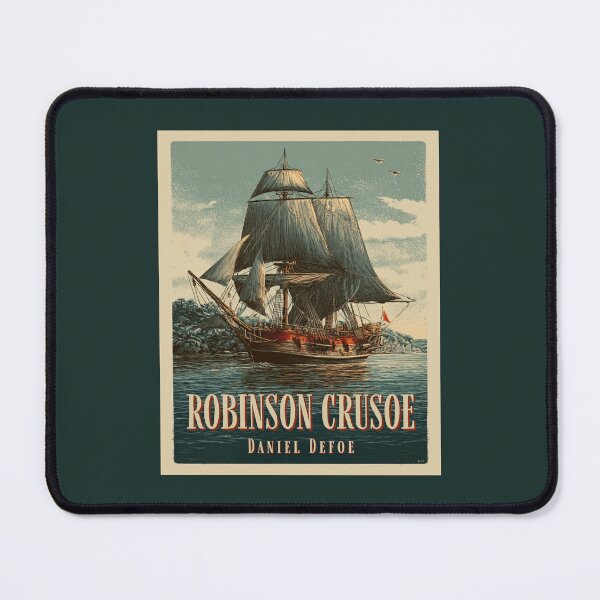 Item preview, A Vintage Poster of Robinson Crusoe - Daniel Defoe designed and sold by GoodOldVintage.