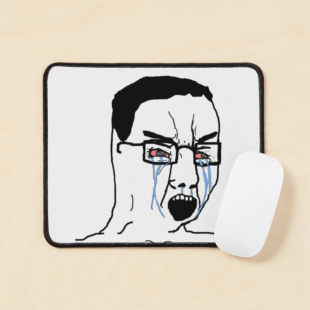 Chud Sad and Angry Wojak