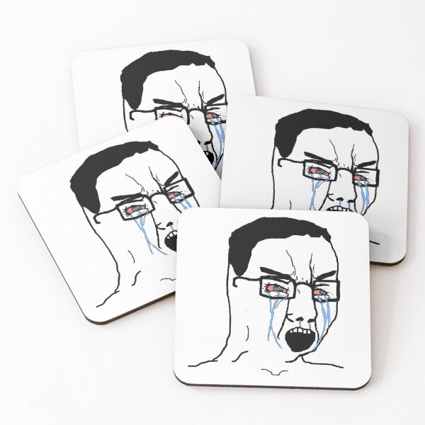 Item preview, Chud Sad and Angry Wojak designed and sold by teemix.