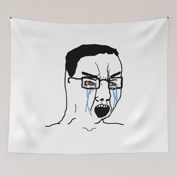 Item preview, Chud Sad and Angry Wojak designed and sold by teemix.