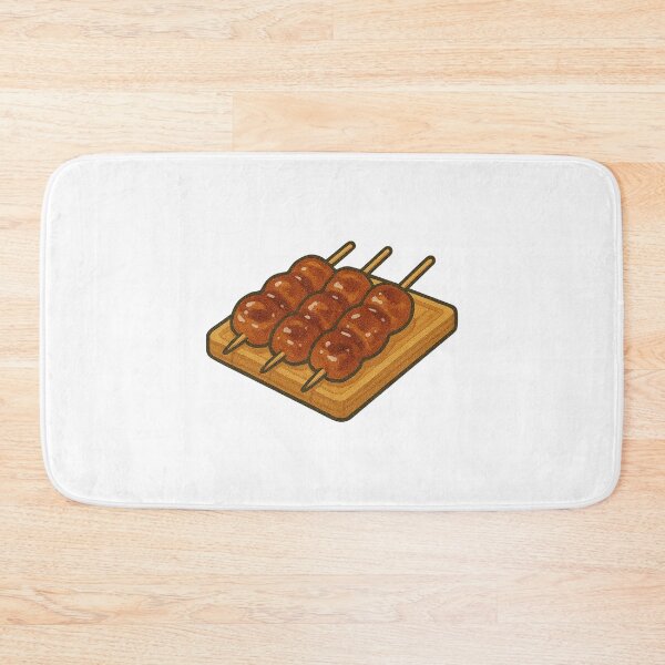 Item preview, Yakitori Grilled Chicken Skewers – Japanese Street Food Illustration designed and sold by Vendeloc.