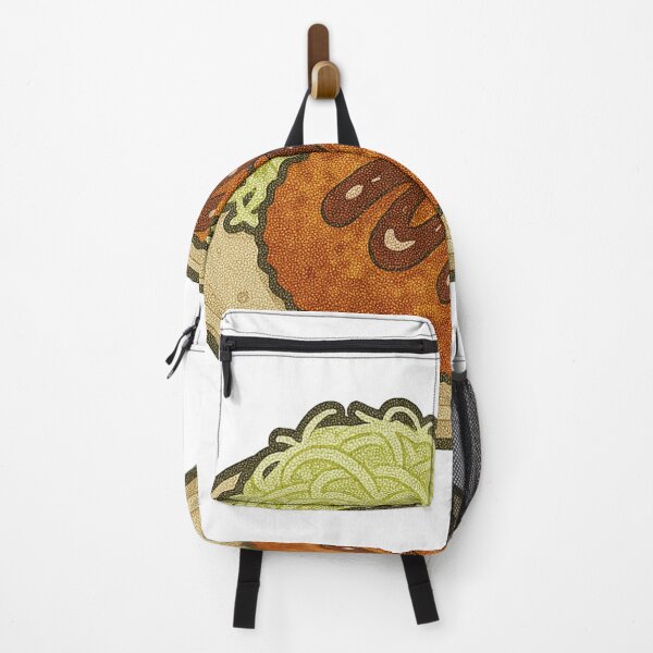 Item preview, Korokke Japanese Croquette Design – Comfort Food Art with Cabbage and Sauce designed and sold by Vendeloc.