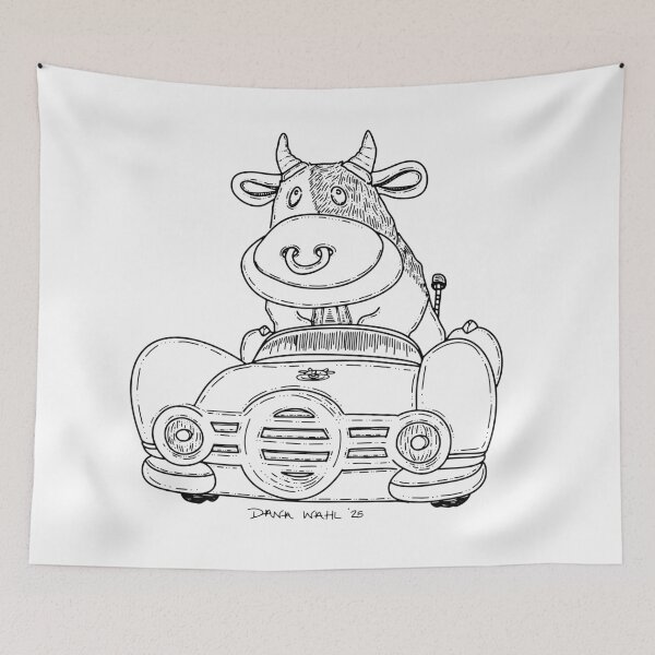 Item preview, Mario Kart Cow designed and sold by doodlerealmstudios.