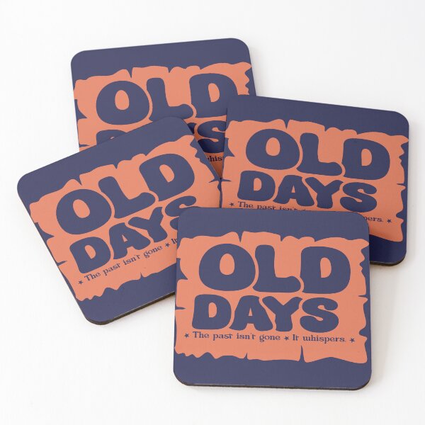 Item preview, Old Days Nostalgia Quote – Vintage Memory Whisper Typography Design designed and sold by ManyVersee.