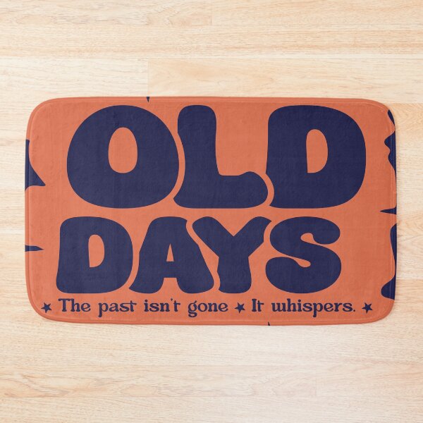 Item preview, Old Days Nostalgia Quote – Vintage Memory Whisper Typography Design designed and sold by ManyVersee.