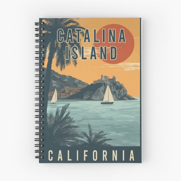 Item preview, Explore Breathtaking Coastal Scene of Catalina Island in California - Travel Art designed and sold by turtlestart.