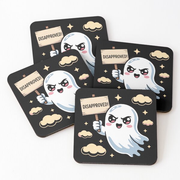 Item preview, Disapproving Ghost – Cute Spooky Mood designed and sold by DreamVibeShirt.