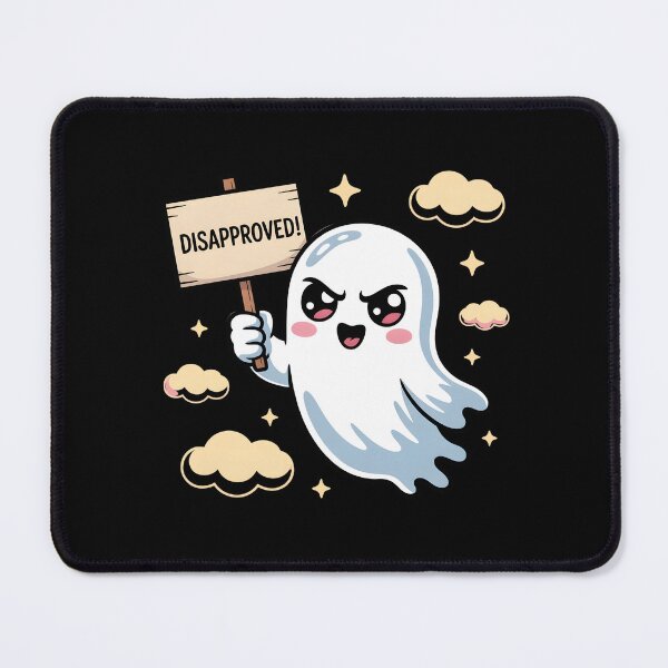 Item preview, Disapproving Ghost – Cute Spooky Mood designed and sold by DreamVibeShirt.