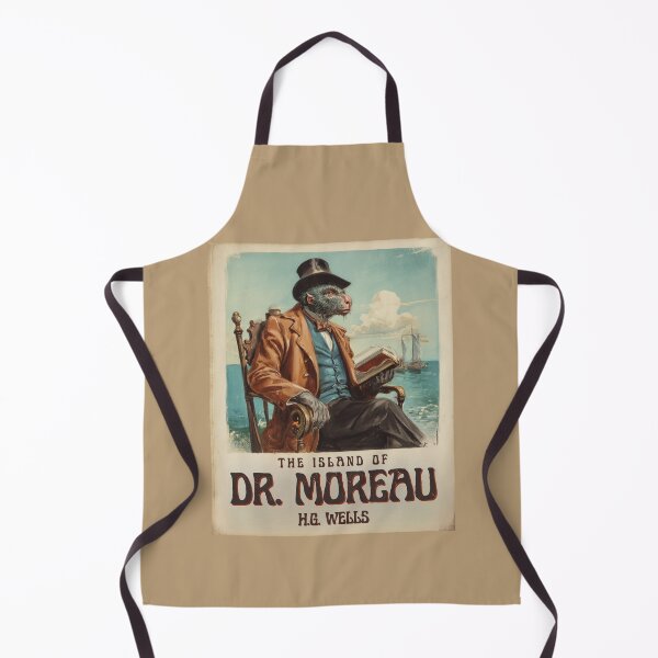 Item preview, A Vintage Poster of The Island of Dr. Moreau - H.G. Wells designed and sold by GoodOldVintage.