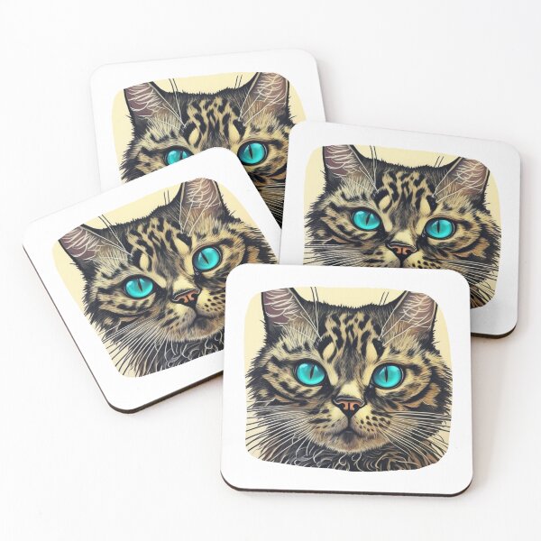 Item preview, cat with blue eyes designed and sold by DoKaAltmann.