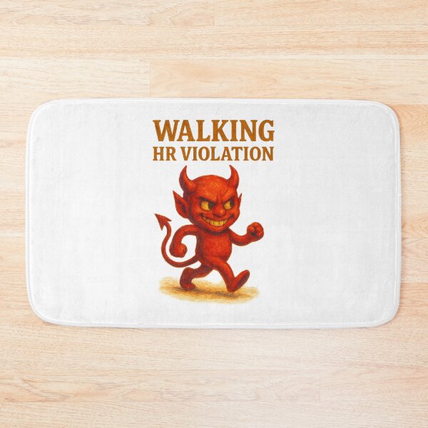 Item preview, Walking HR Violation – Mischievous Devil Art designed and sold by FBA.