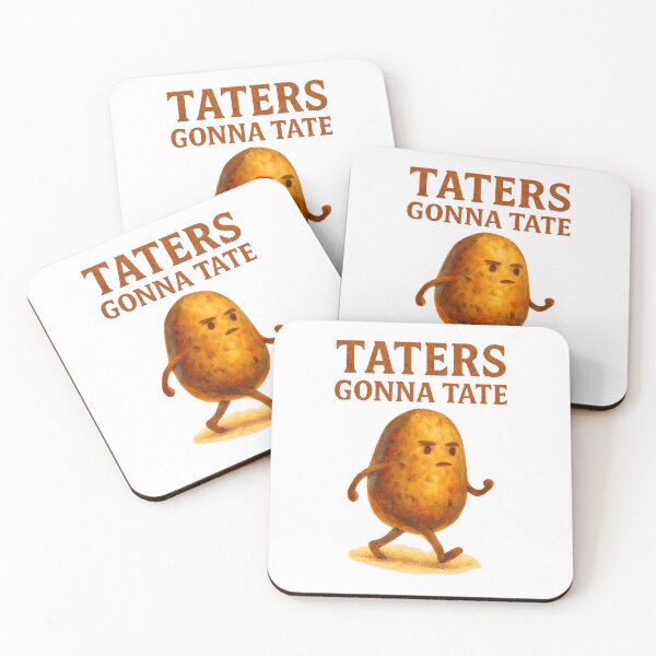 Item preview, Taters Gonna Tate – Confident Potato Art designed and sold by FBA.