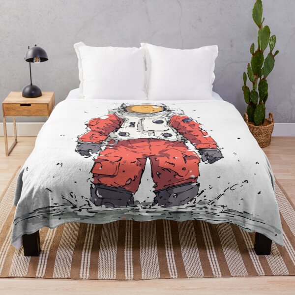 Item preview, Cute Cartoon Astronaut in Red Spacesuit designed and sold by Moss and Moon Studio.