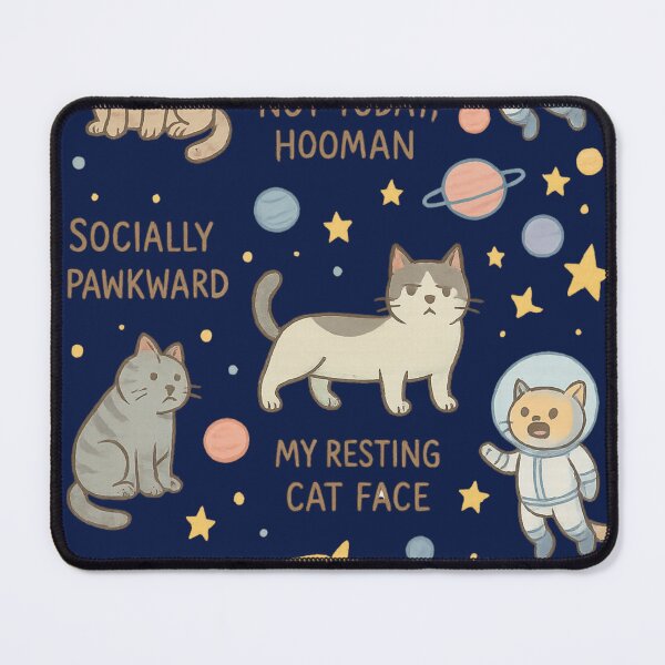 Item preview, Funny cat moods designed and sold by QCena.