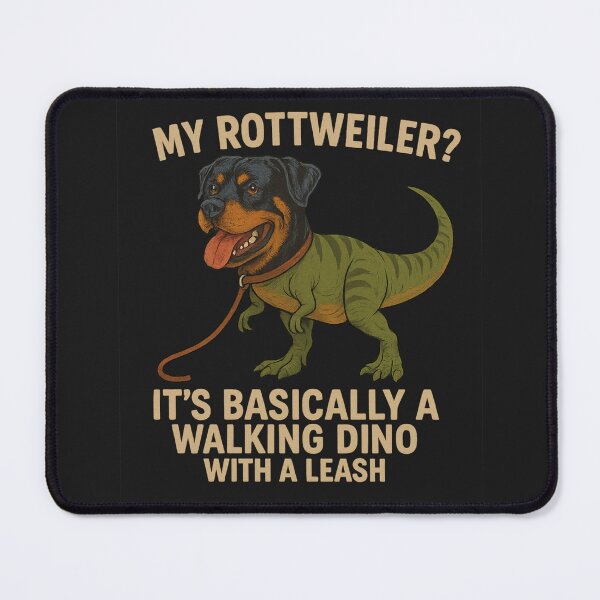 Item preview, Rottweiler - A Walking Dino With a Leash designed and sold by 123ks.