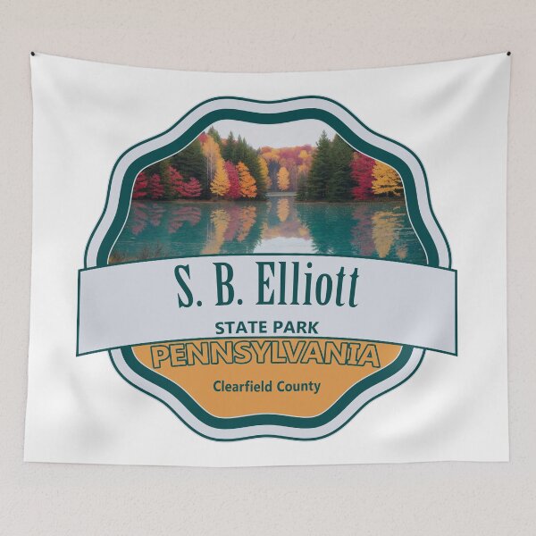 Item preview, S. B. Elliott State Park, Clearfield County, Pennsylvania designed and sold by Wanderful-roads.