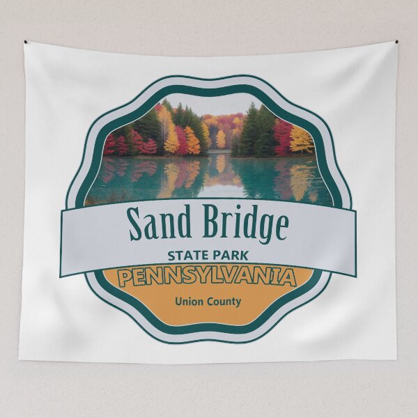 Item preview, Sand Bridge State Park, Union County, Pennsylvania designed and sold by Wanderful-roads.