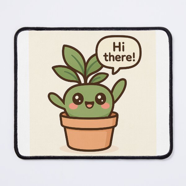 Item preview, Sunny Sprout - "Hi there!" designed and sold by KawaiiPotPower.