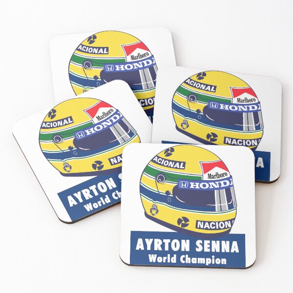 Item preview, Ayrton Senna F1 World Championship Retro Design designed and sold by Pit Wall Memorabilia.