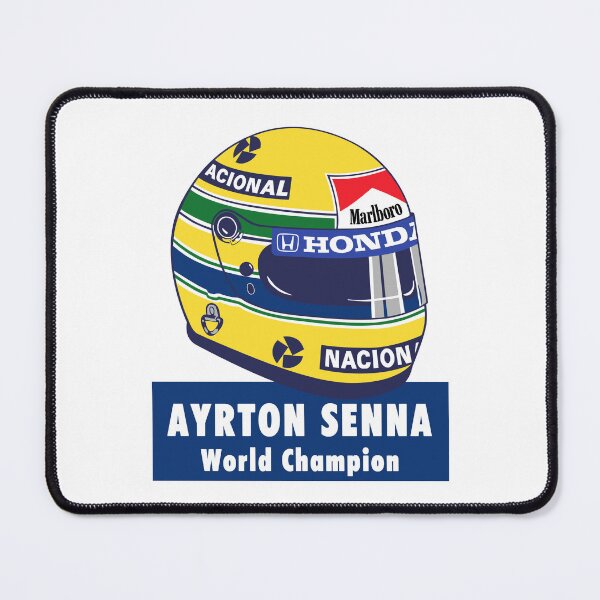 Item preview, Ayrton Senna F1 World Championship Retro Design designed and sold by Pit Wall Memorabilia.