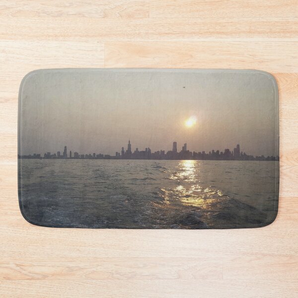 Item preview, Chicago Skyline – Minimal Painterly Cityscape from Lake Michigan designed and sold by ABBracher Design .