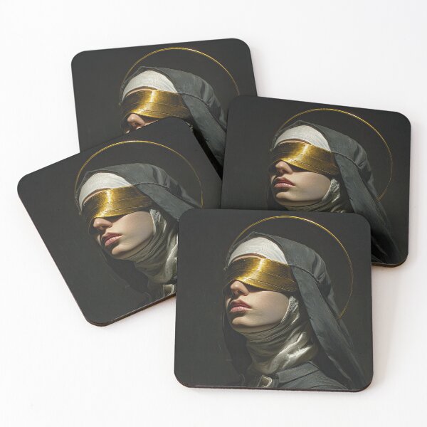 Item preview, Blindfolded Religious Icon Portrait designed and sold by Shannon Hilson.