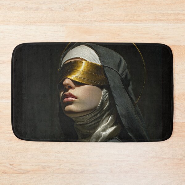 Item preview, Blindfolded Religious Icon Portrait designed and sold by Shannon Hilson.