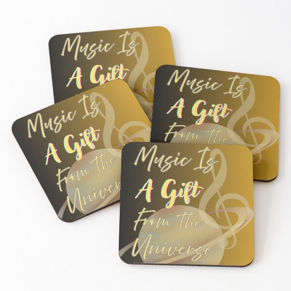 Item preview, Music Is A Gift From The Universe designed and sold by BrightrDayMusicArt.