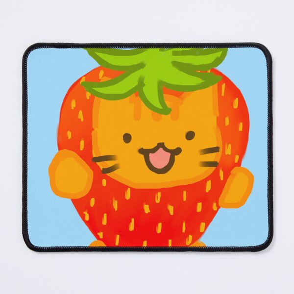 Item preview, Cute Orange Strawberry Cat designed and sold by Annasart8.