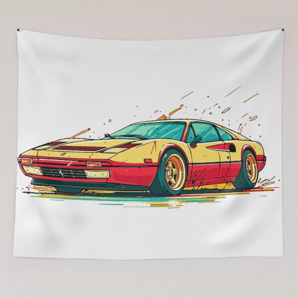 Item preview, Retro Speed: Pop Art Ferrari designed and sold by Moss and Moon Studio.