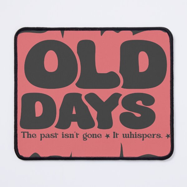Item preview, Old Days Nostalgia Quote – Vintage Memory Whisper Typography Design designed and sold by ManyVersee.