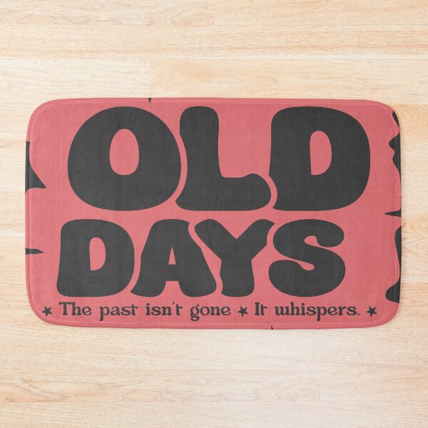 Item preview, Old Days Nostalgia Quote – Vintage Memory Whisper Typography Design designed and sold by ManyVersee.